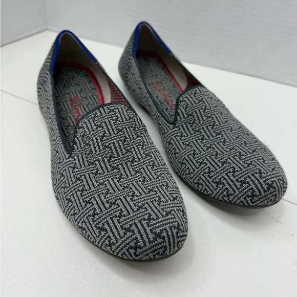 Rothy's The Loafer in Charcoal Grid Retired Pattern Women's Size 8 - Picture 2 of 11